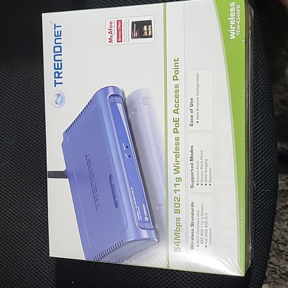 Trendnet 54Mbps 802.11g Wireless PoE Access Point